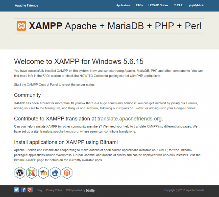xampp-成功