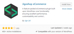Jigoshop WordPress-Plugin für E-Commerce-Website