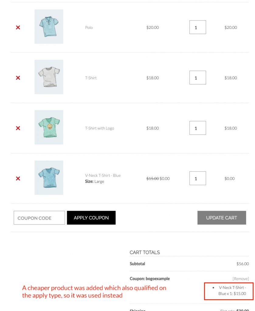 bogo-cheapest-first - คูปองขั้นสูง