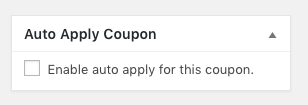 ใช้คูปอง WooCommerce โดยอัตโนมัติ - คูปองขั้นสูง Automatically Apply WooCommerce-coupon