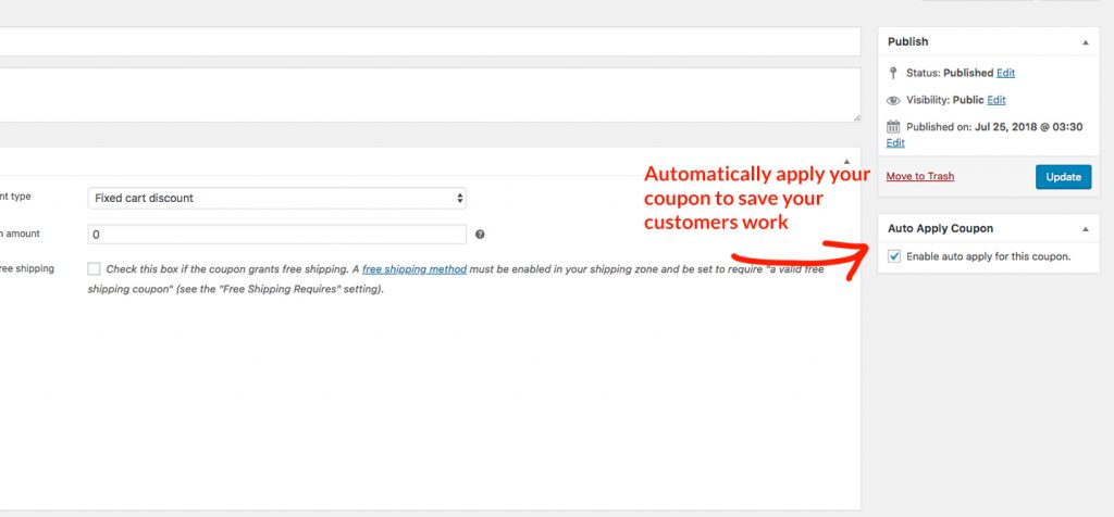 ใช้คูปองโดยอัตโนมัติ - คูปองขั้นสูง Automatically Apply Coupons