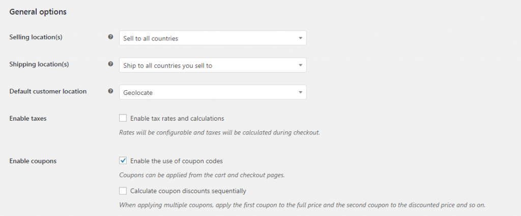 woocommerce-enable-coupons - Cupones avanzados Enabling coupons in WooCommerce.