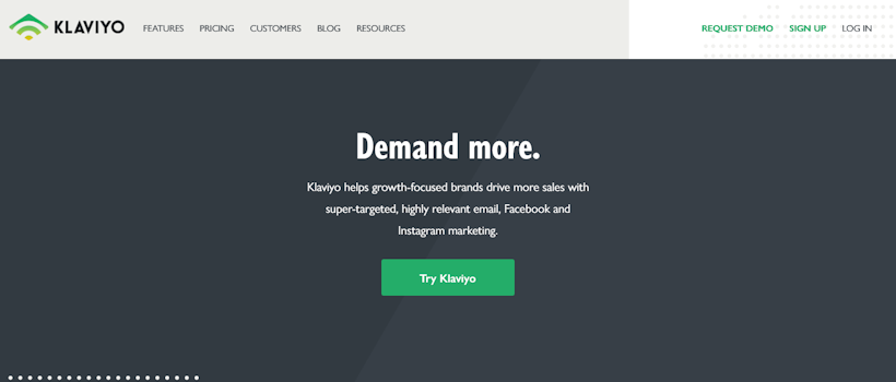 Klaviyo - Cupoane avansate email tools klaviyo