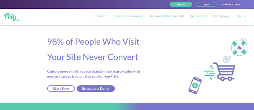 Privy - Cupoane avansate email tools privy
