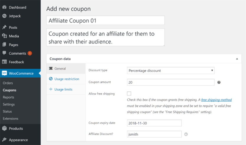 erstelle-ein-partnerprogramm-für-deinen-woocommerce-store-12 - Erweiterte Gutscheine
