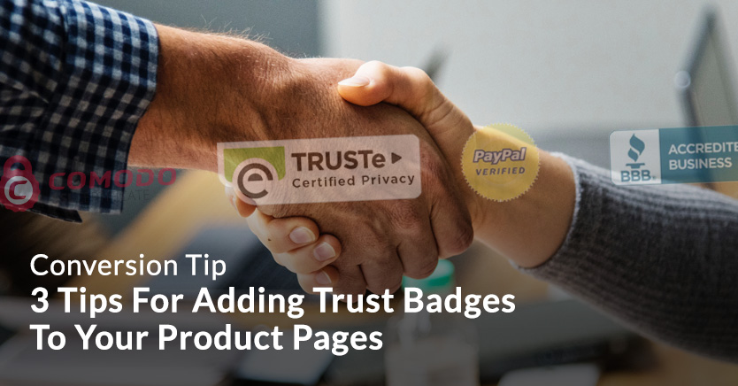 Insignias de confianza en las páginas de productos - Cupones avanzados Trust badges on product pages