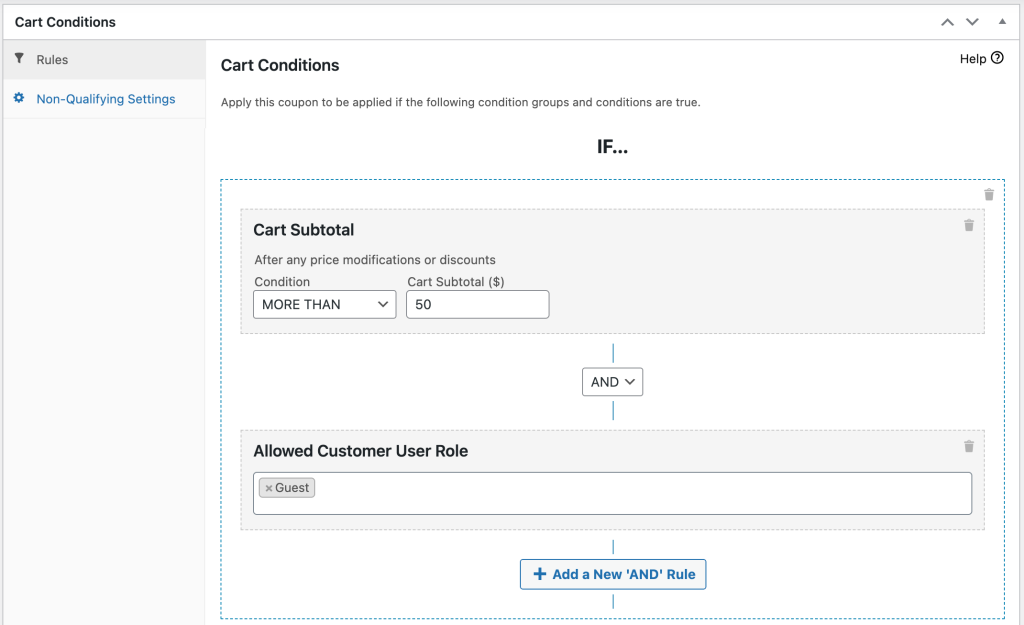 cart-conditions-cart-subtotals-more-than-50-allowed-user-role-guest - คูปองขั้นสูง