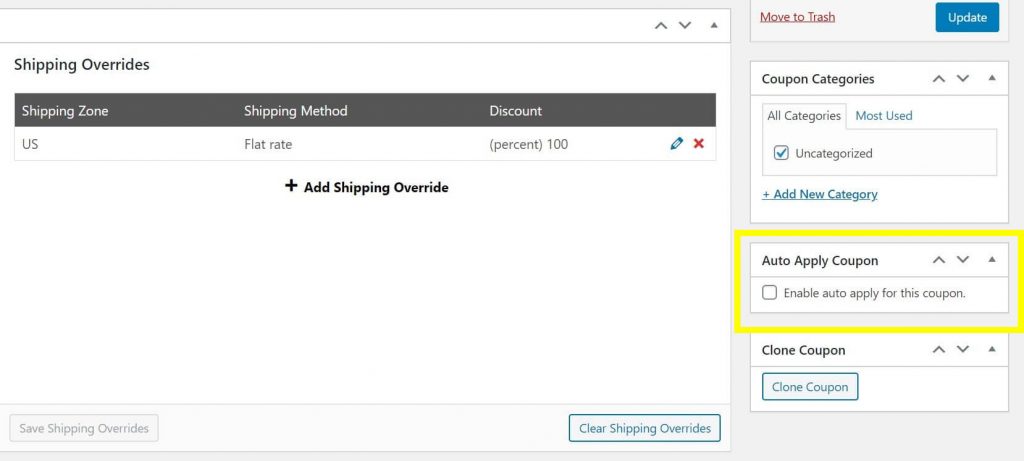 auto-zastosuj-kupon - Zaawansowane kupony Click the Auto Apply Coupon button on the right side of the screen to grant free shipping automatically.