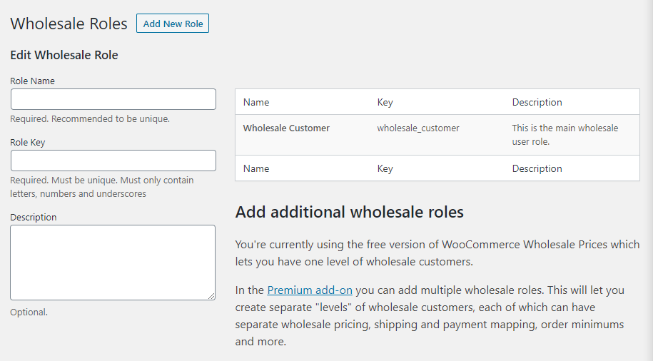 woocommerce-user-accounts - 高度なクーポン The Wholesale Customer user role