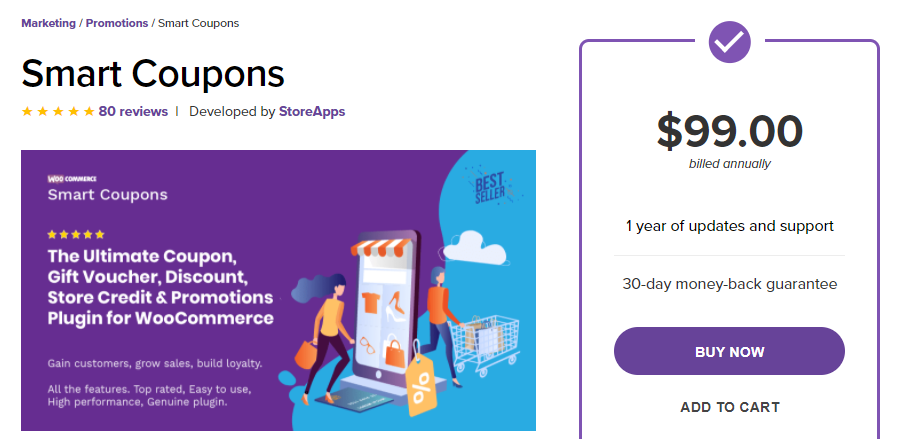 woocommerce-smart-coupons - 高度なクーポン WooCommerce Smart Coupons