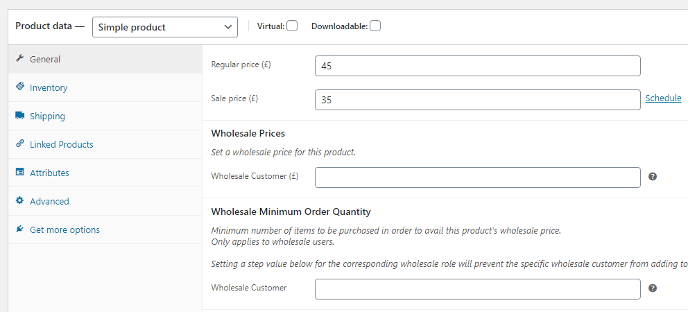 批发价格 - 高级优惠券 Configuring wholesale prices