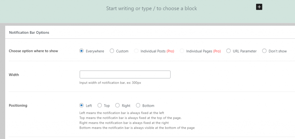 alert-bar-edit - คูปองขั้นสูง Editing a notification bar in WordPress