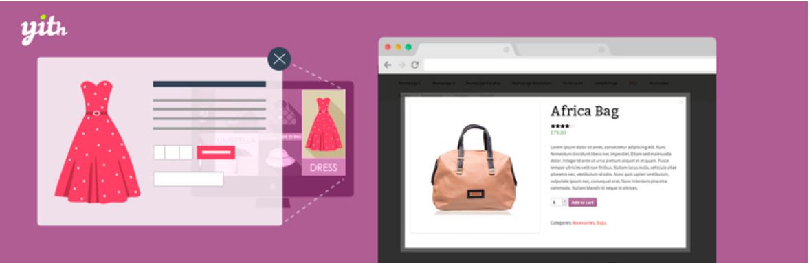 yith - คูปองขั้นสูง Yith enables you to display product images and descriptions more clearly.