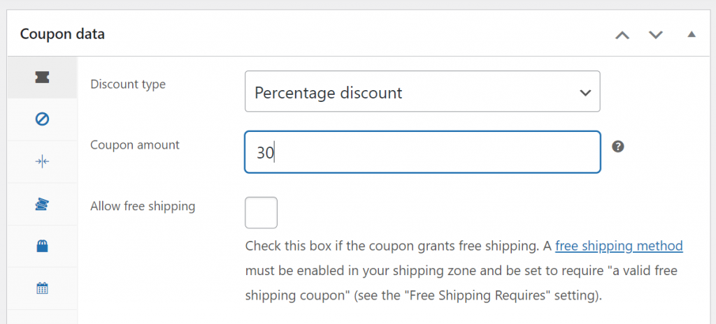 woocommerce-discount-percentage - Kupony zaawansowane