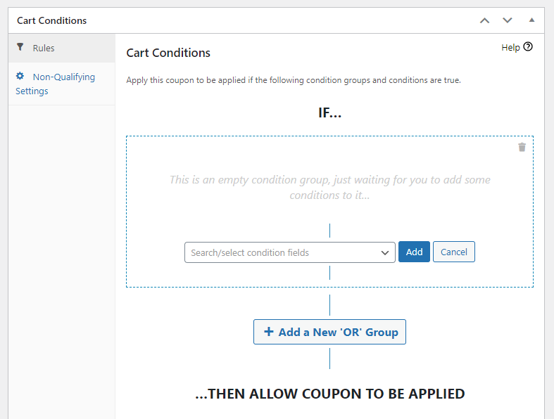 advanced-coupons-cart-conditions - Cupoane avansate The Advanced Coupons cart conditions system