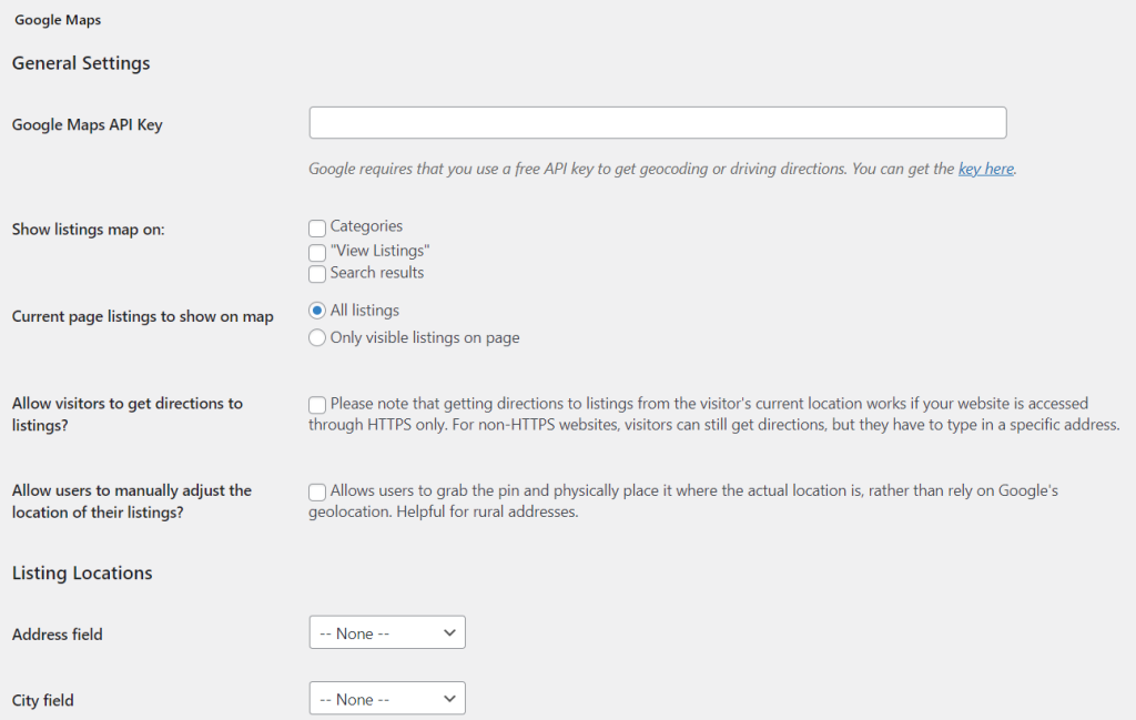 google-maps-module-settings - 高度なクーポン The Google Maps module settings.