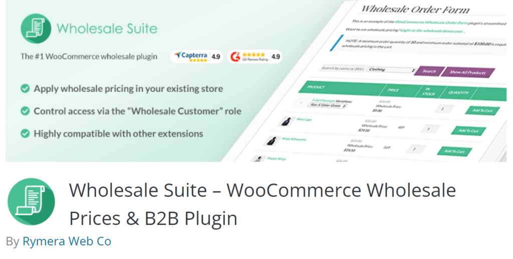 卸売価格 - 高度なクーポン WooCommerce Wholesale Prices
