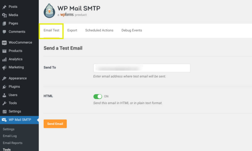 send-test-email - 高度なクーポン The option to send a test email in WooCommerce via plugin.