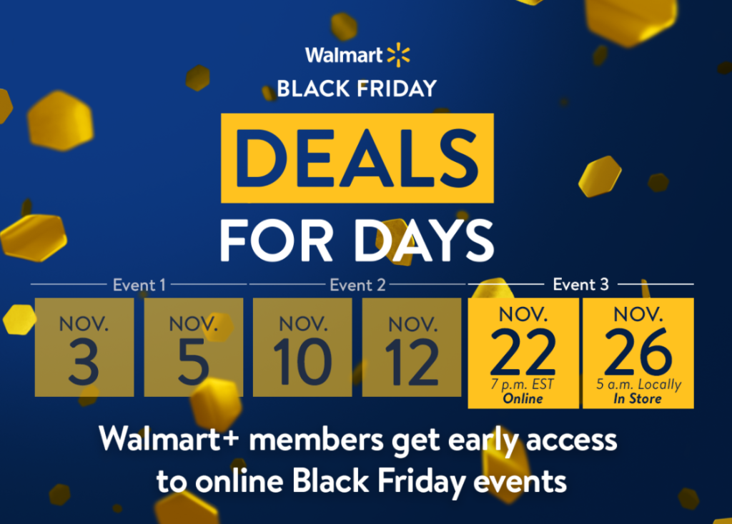 черная пятница-walmart - Расширенные купоны An ad for Walmart's Black Friday sale