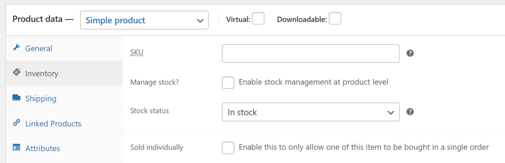 assign-product-sku - 高度なクーポン Assigning a product SKU in WooCommerce