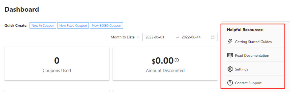 ressources-utiles - Coupons avancés Helpful Resources
