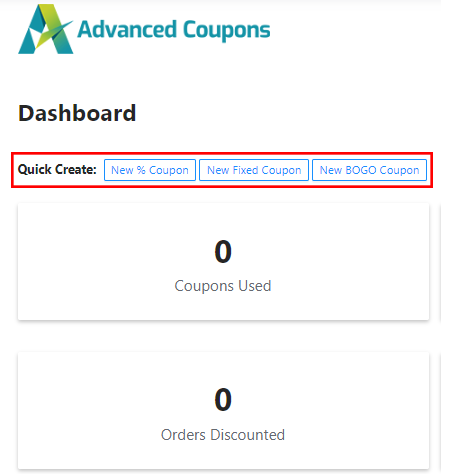 quick-create-links - Coupons avancés Quick Create Links
