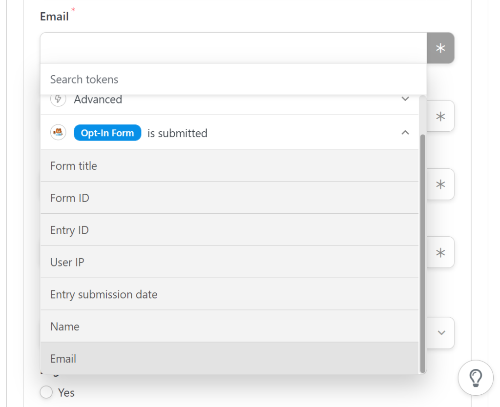 email-field-value - Cupoane avansate Configuring the email field value for new users
