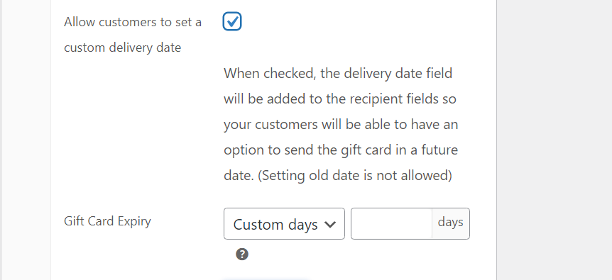 set-custom-delivery-date - 高度なクーポン Set custom delivery date for Black Friday gift cards