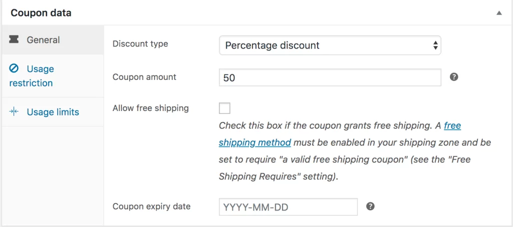 쿠폰 만료일 - 고급 쿠폰 WooCommerce Coupon Expiry Feature