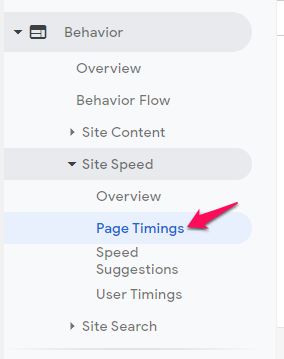 La barre latérale de Google Analytics avec le bouton de synchronisation des pages en surbrillance.