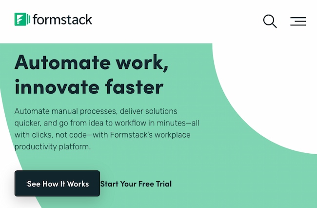 Alat formulir web: Formstack