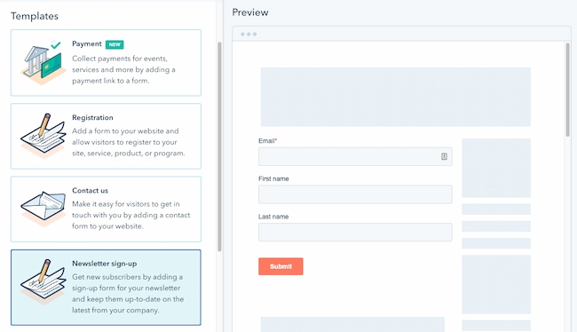 Instruksi formulir web: HubSpot, Sesuaikan formulir web Anda