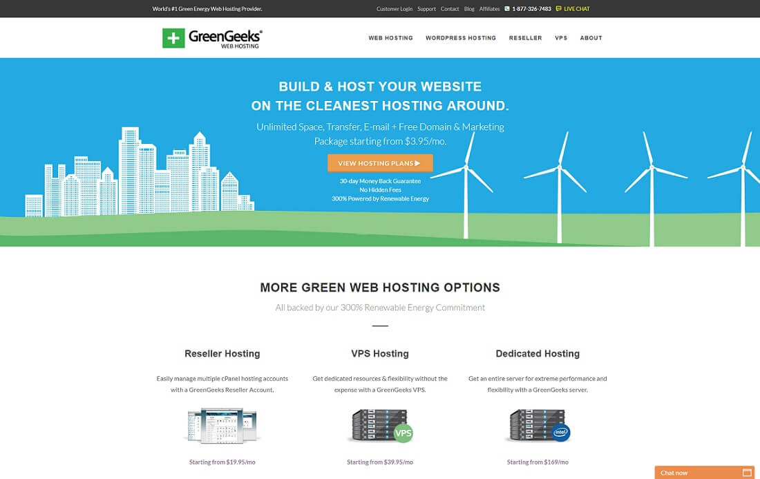 hébergement multi-domaines greengeeks