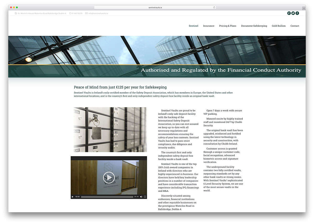 sentinelvaults-website-menggunakan-visual-komposer