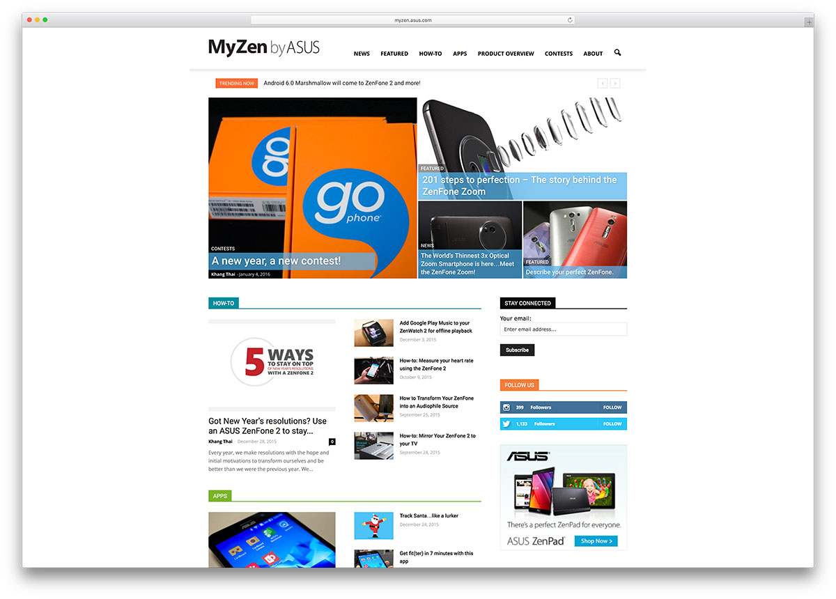 asus-news-section-example-with-visual-composer