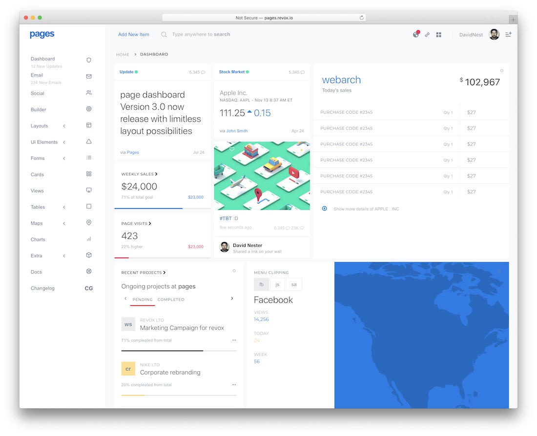 頁面 angularjs 網站模板