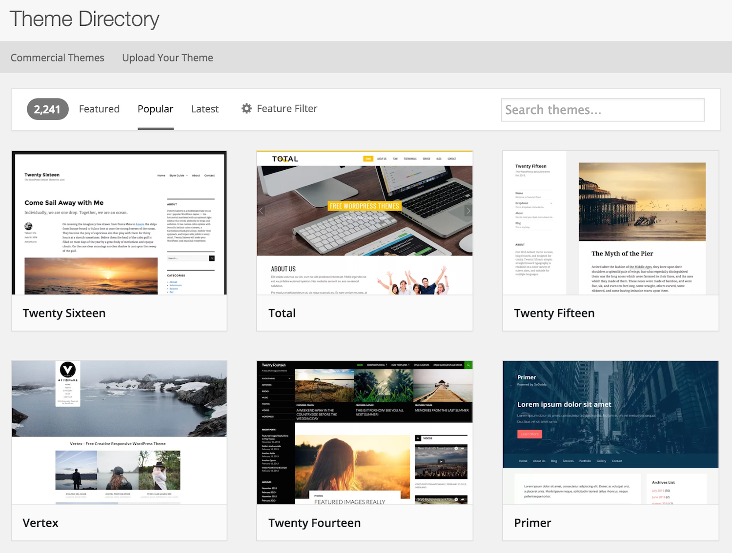 テーマディレクトリ-人気のあるタブ