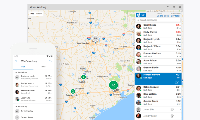 Gunakan QuickBooks Time untuk perangkat lunak pelacakan waktu GPS.