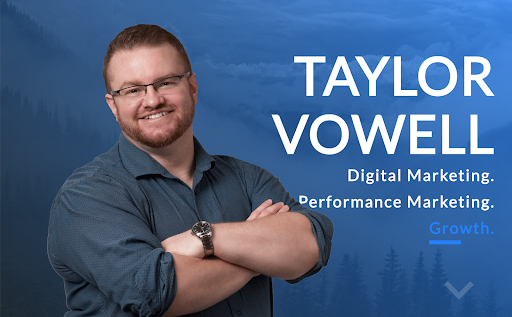 cele mai bune exemple de site-uri personale: taylor vowell