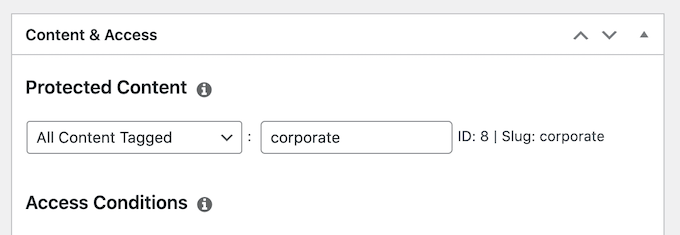 Criando uma regra de restrição de conteúdo usando MemberPress