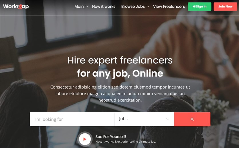 최고의 테마 디렉토리 wordpress Workreap