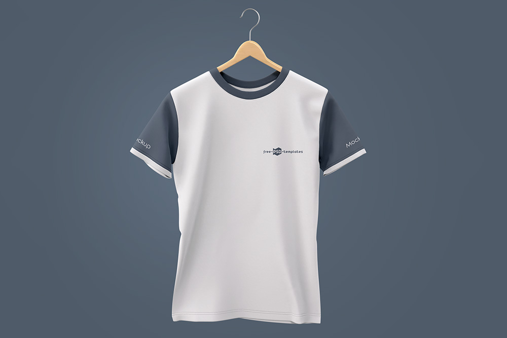ラウンド ネック T シャツ PSD モックアップ