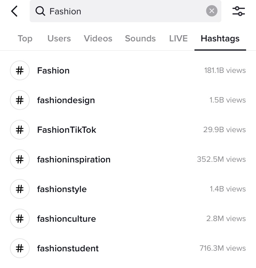 Лучшие хештеги TikTok для моды