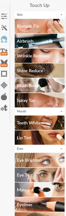 PicMonkey を使用して、自分自身または会社の実際の写真を修正します。