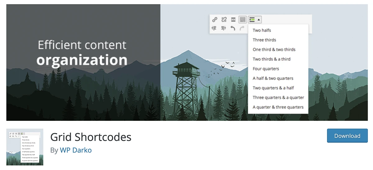 Complemento de cuadrícula de WordPress