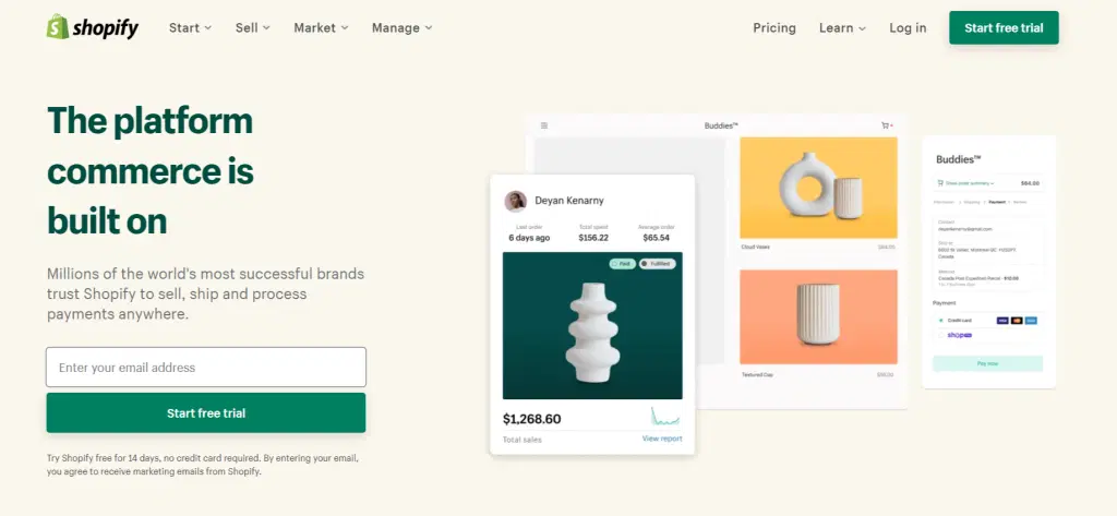 9 najlepszych alternatyw i konkurentów BigCommerce (październik 2022) 4 Shopify