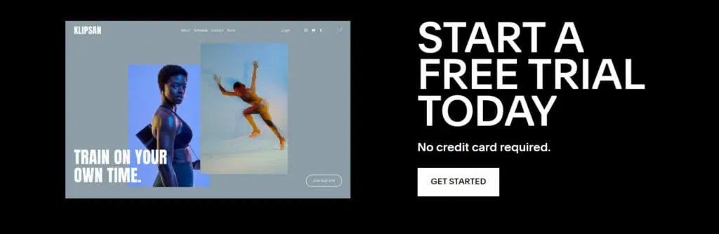 9 najlepszych alternatyw i konkurentów BigCommerce (październik 2022) 9 Squarespace-builder-free-trial