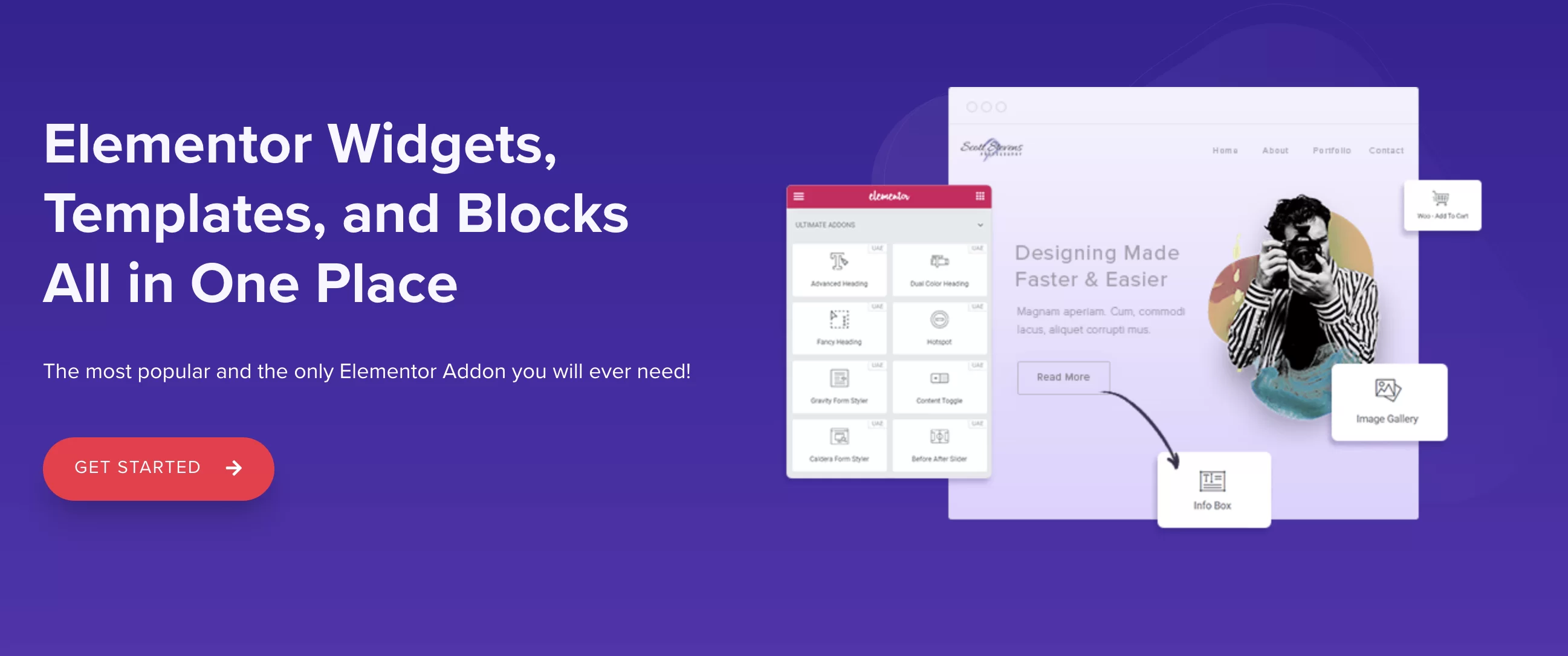 Ultimate Addons pentru Elementor este un plugin WordPress.