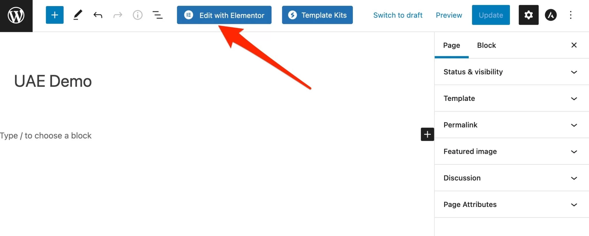 Crearea unei pagini cu Ultimate Addons pentru Elementor.