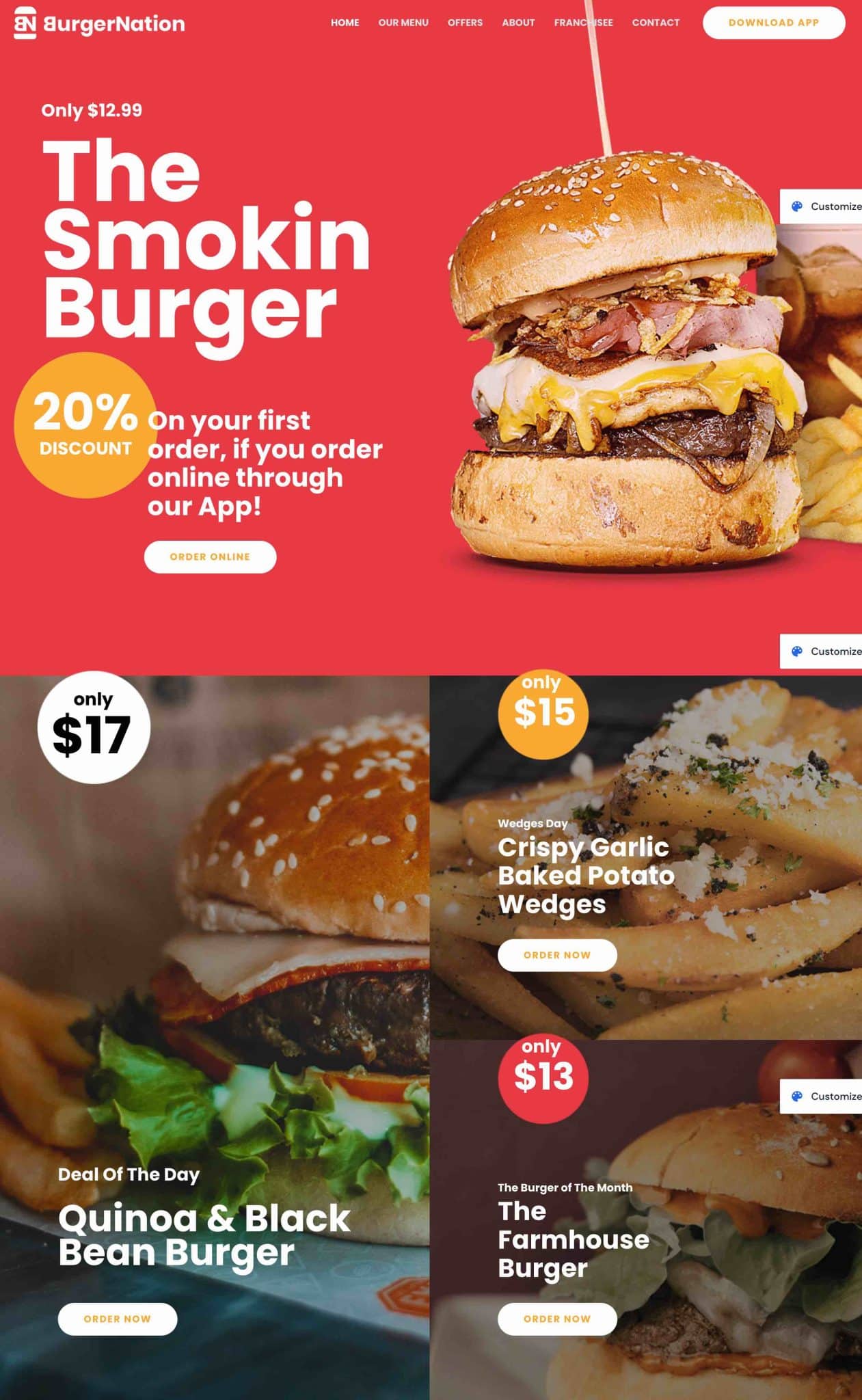Demo-ul restaurantului Fast Food din Emiratele Arabe Unite.